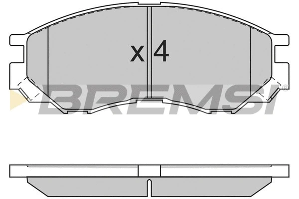 Brake Pad Set, disc brake (BP2775)