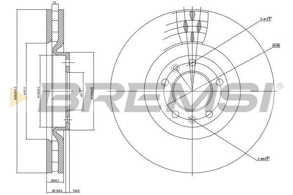 Brake Disc (CD7114V)