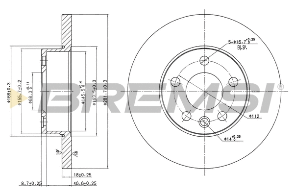 Brake Disc (CD7011S)