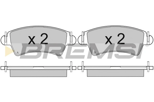 Brake Pad Set, disc brake (BP2879)