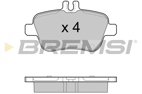 Brake Pad Set, disc brake (BP3469)