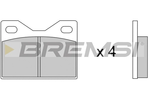 Brake Pad Set, disc brake (BP2041)