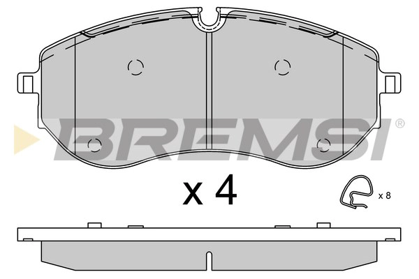 Brake Pad Set, disc brake (BP3926)