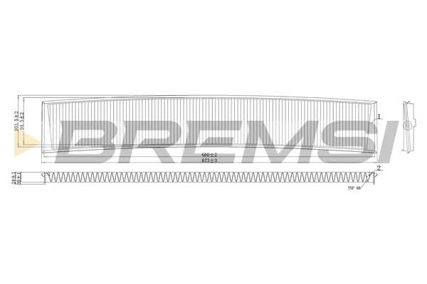 Filter, cabin air (FC0485C)