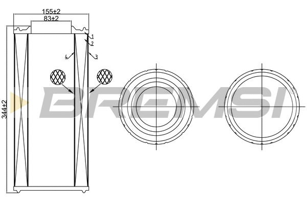 Air Filter (FA1255)