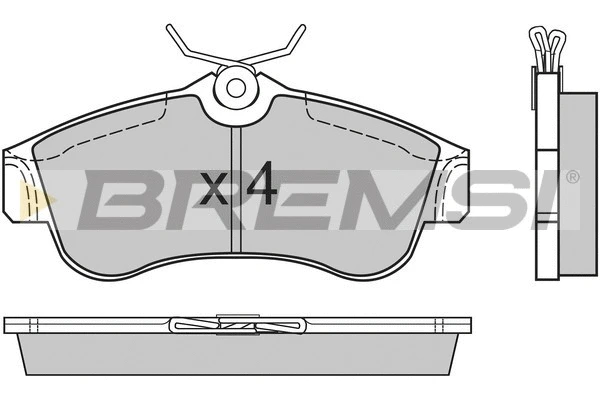 Brake Pad Set, disc brake (BP2470)