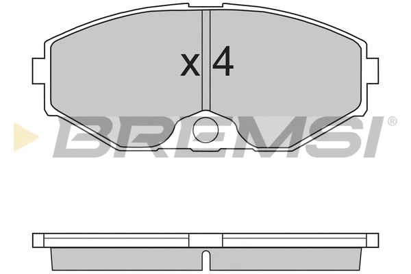 Brake Pad Set, disc brake (BP2722)
