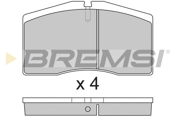 Brake Pad Set, disc brake (BP2766)