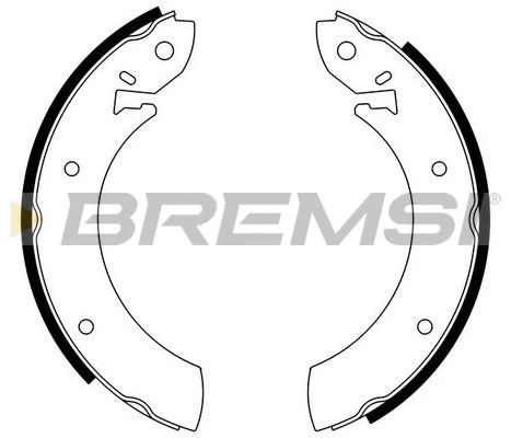 Brake Shoe Set (GF0206)