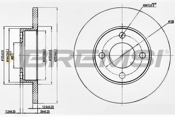 Brake Disc (CD6048S)