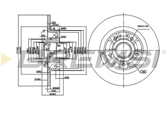 Brake Disc (CD7364S)