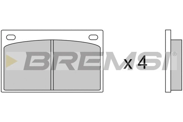 Brake Pad Set, disc brake (BP2035)