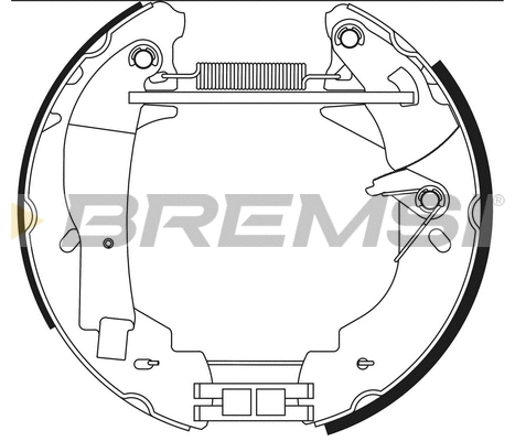 Brake Shoe Set (GK0348)
