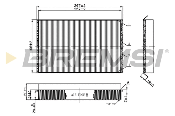 Filter, cabin air (FC1553)