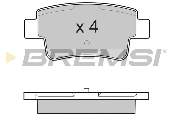 Brake Pad Set, disc brake (BP3228)