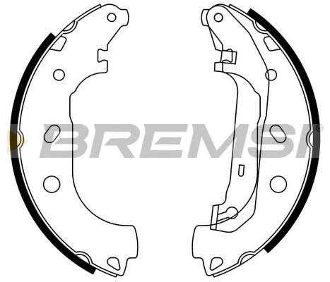 Brake Shoe Set (GF0244)