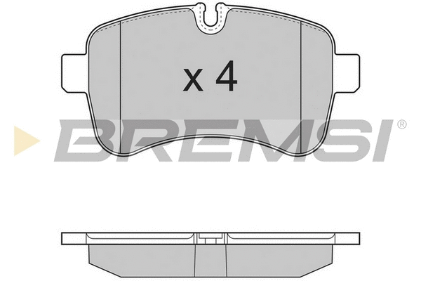 Brake Pad Set, disc brake (BP3315TR)