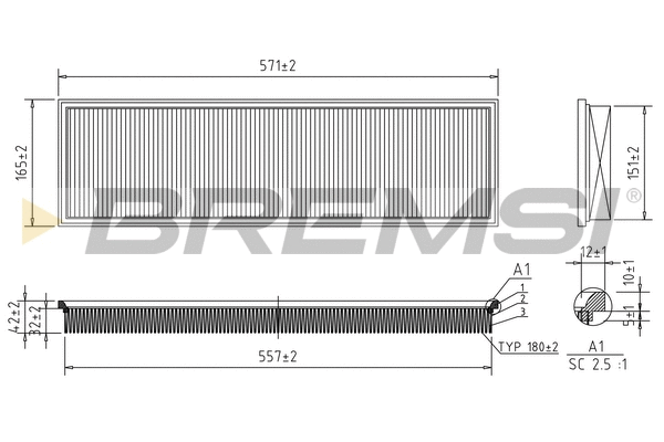 Air Filter (FA1653)