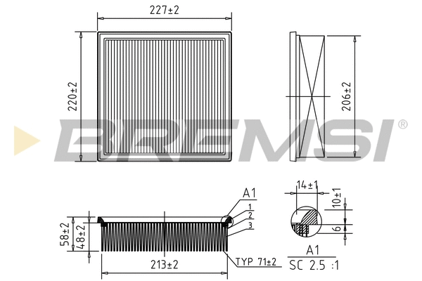 Air Filter (FA1629)