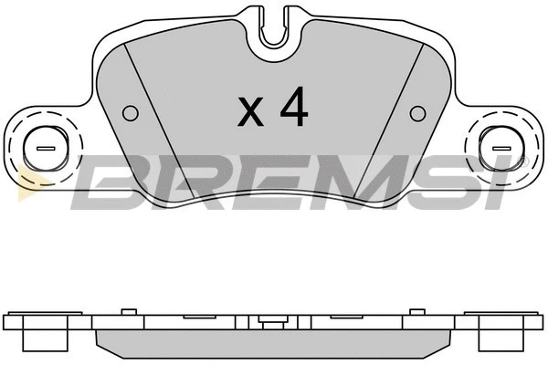 Brake Pad Set, disc brake (BP3519)