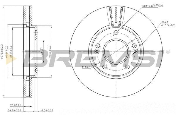 Brake Disc (CD7786V)