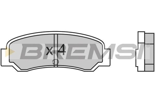 Brake Pad Set, disc brake (BP2300)