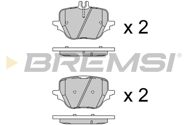 Brake Pad Set, disc brake (BP3945)