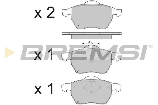Brake Pad Set, disc brake (BP3213)