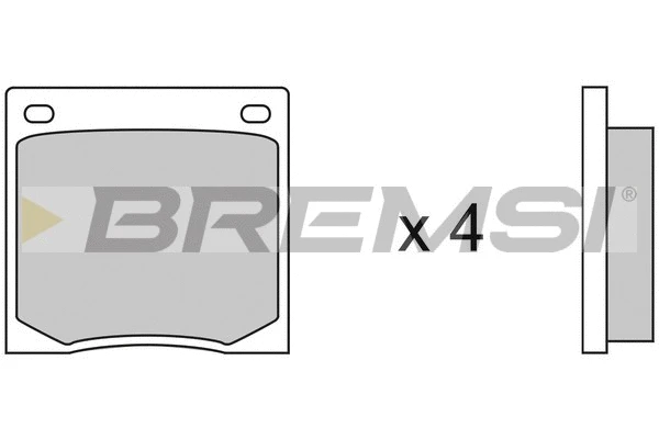 Brake Pad Set, disc brake (BP2070)