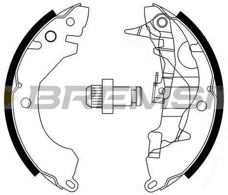 Brake Shoe Set (GF0730-1)
