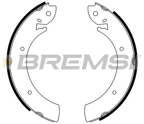 Brake Shoe Set (GF0207)