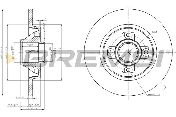 Brake Disc (CD7791S)