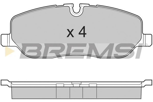 Brake Pad Set, disc brake (BP3206)
