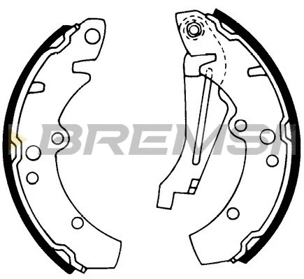 Brake Shoe Set (GF0014)