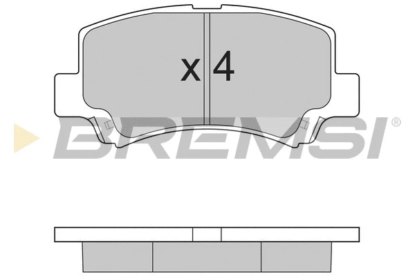 Brake Pad Set, disc brake (BP2894)