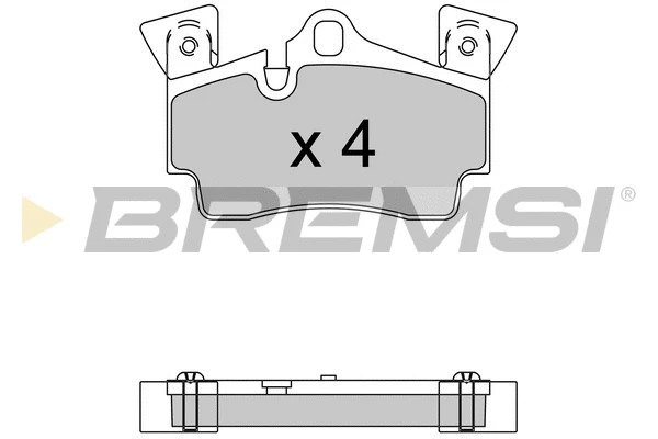 Brake Pad Set, disc brake (BP3574)
