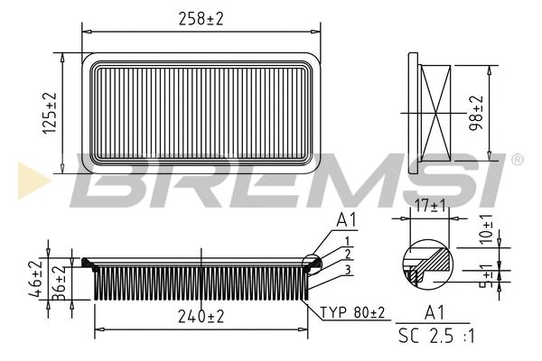 Air Filter (FA1364)