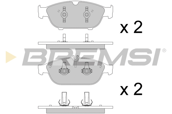 Brake Pad Set, disc brake (BP3795)