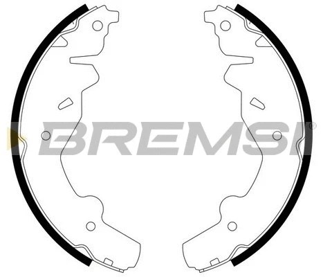 Brake Shoe Set (GF0763)