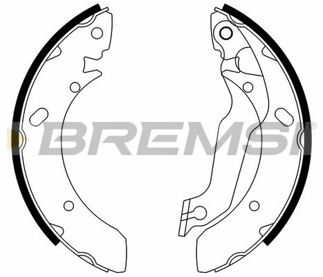 Brake Shoe Set (GF0733)