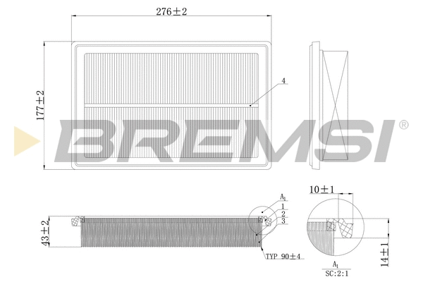 Air Filter (FA1206)