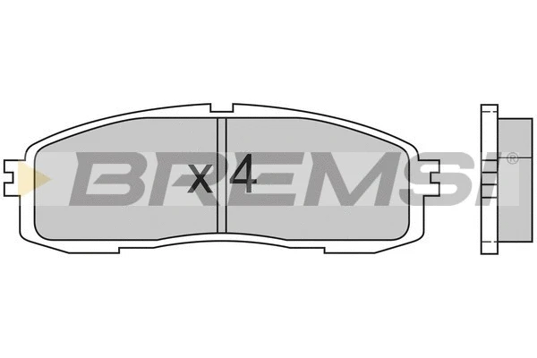 Brake Pad Set, disc brake (BP2362)