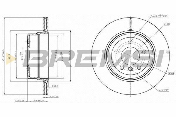 Brake Disc (CD7868V)