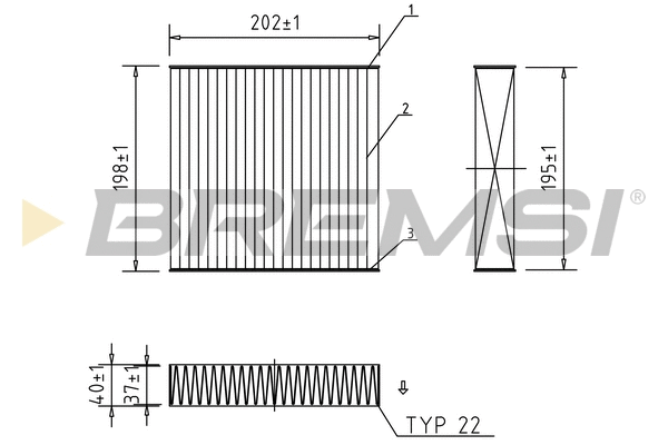 Filter, cabin air (FC0982C)
