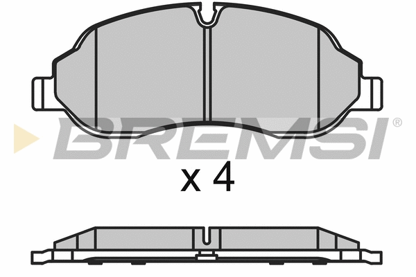 Brake Pad Set, disc brake (BP3651)