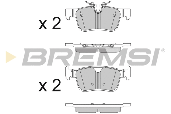Brake Pad Set, disc brake (BP3819)