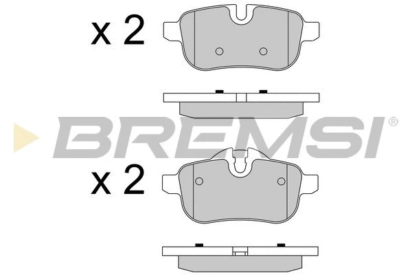 Brake Pad Set, disc brake (BP3581)
