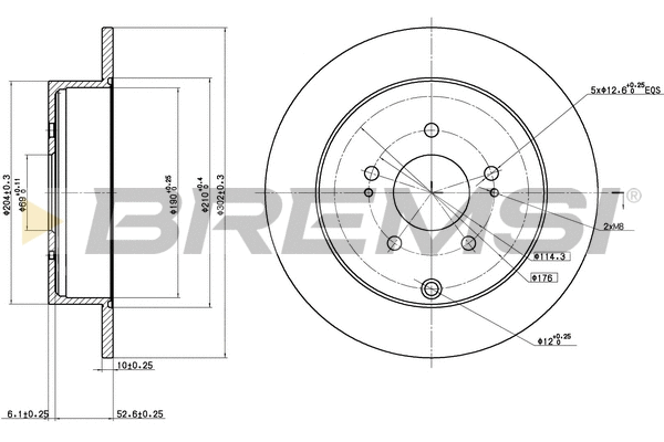 Brake Disc (CD8268S)