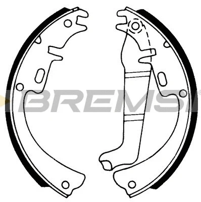 Brake Shoe Set (GF0344)