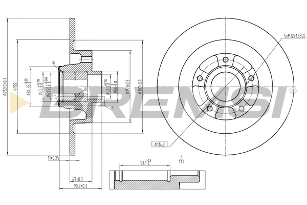 Brake Disc (CD8185S)